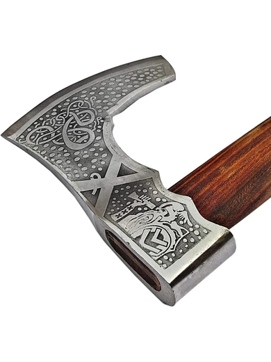 Custom Handmade Tomahawk Axe – Durable Stainless Steel & Rosewood Handle Design - Image 4